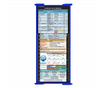 WhiteCoat Clipboard® Trifold - Blue Critical Care Edition